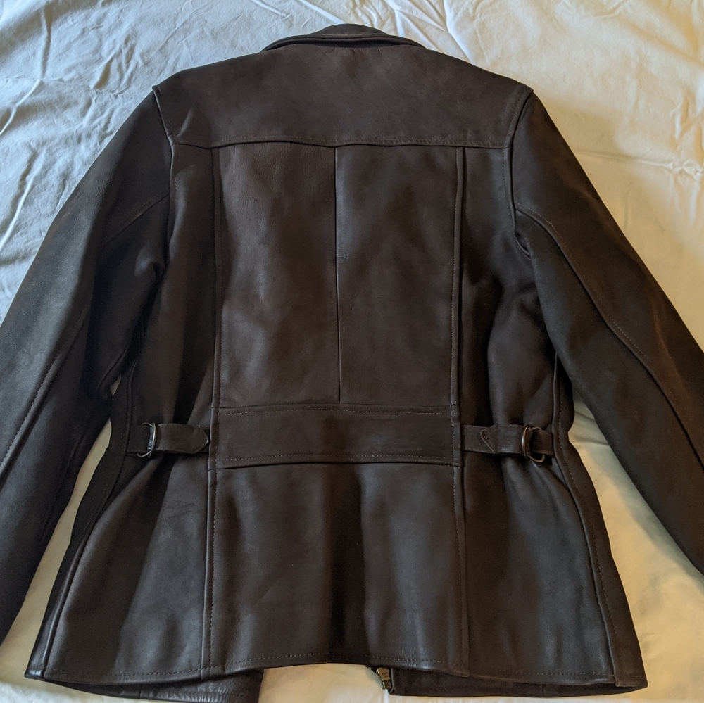 American Base Women's Genuine Leather Jacket - Picture 3 of 14